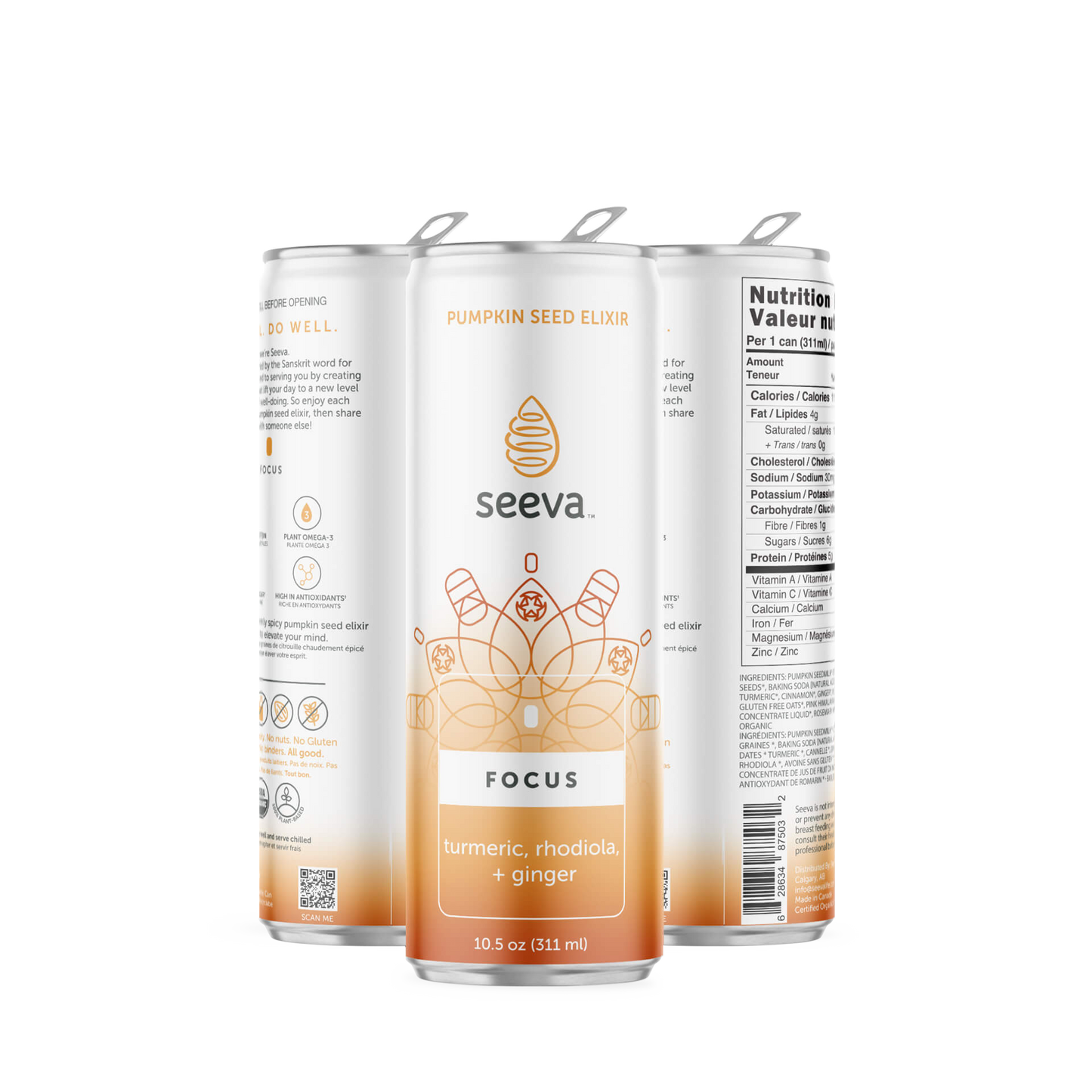 Seeva Life Focus Elixir - 6 Pack